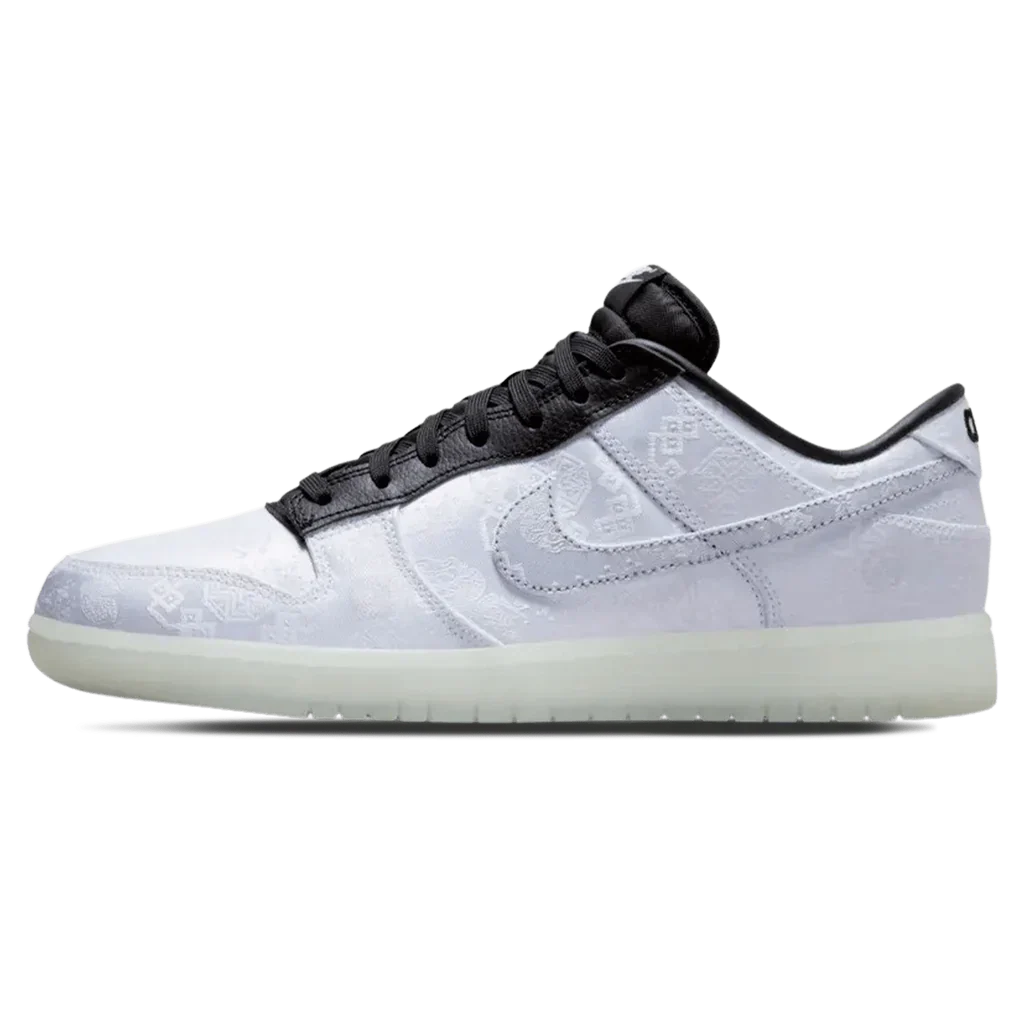 Nike x CLOT x Fragment Design Dunk Low 'White 20th Anniversary'